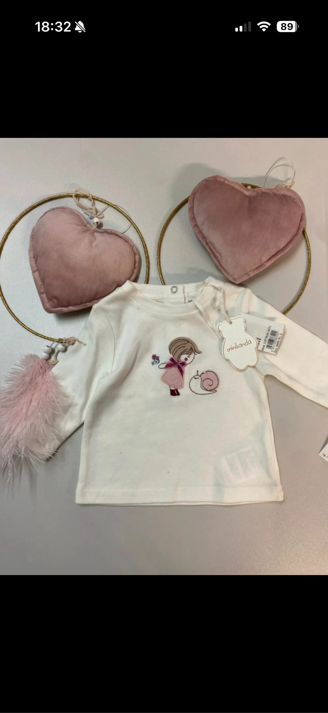 T-shirt bébé Fille - neuf - Mini banda - Taille 3 mois